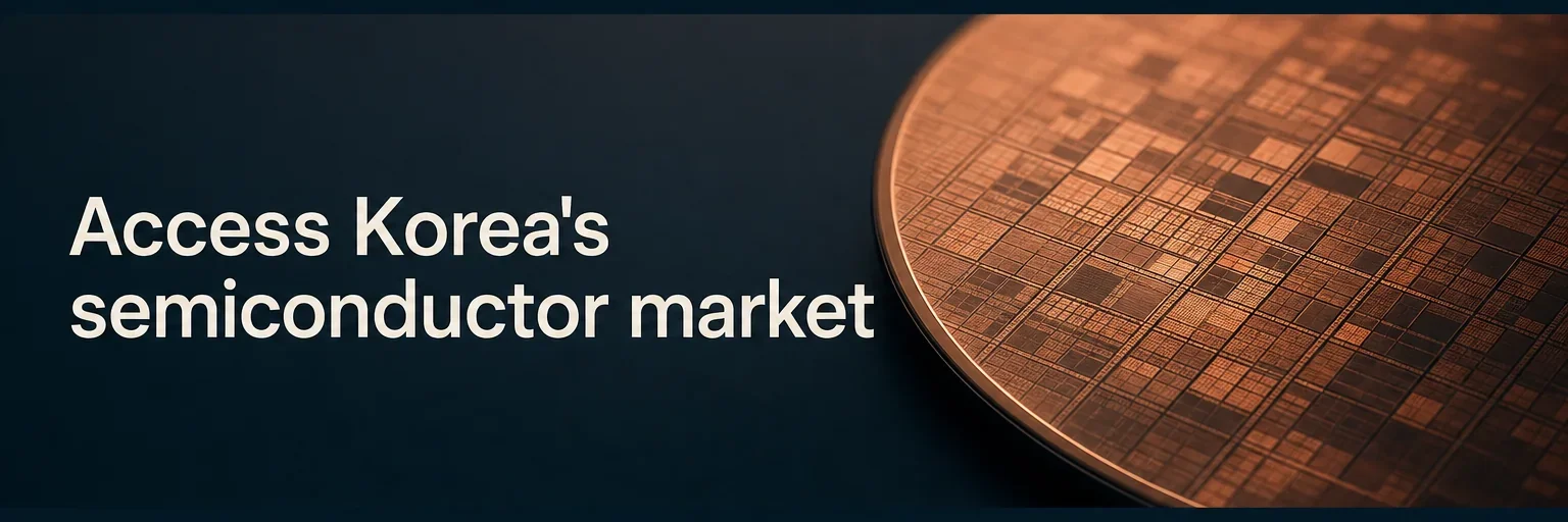 Access Korea's semiconductor market through Inquivix Technologies.