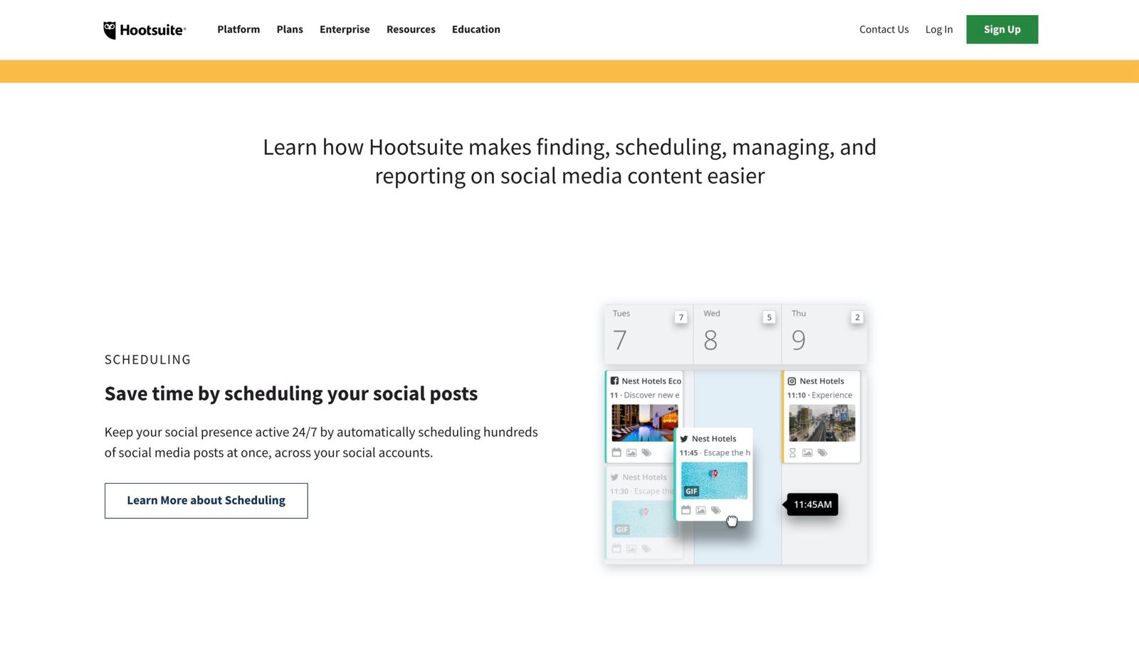 Hootsuite Website - Best SaaS Tools for Digital Marketers