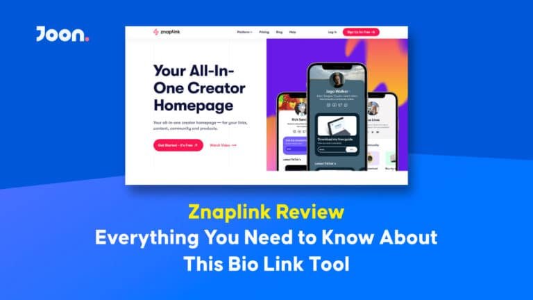 Znaplink Review - Everything You Need to Know About This Bio Link Tool 1