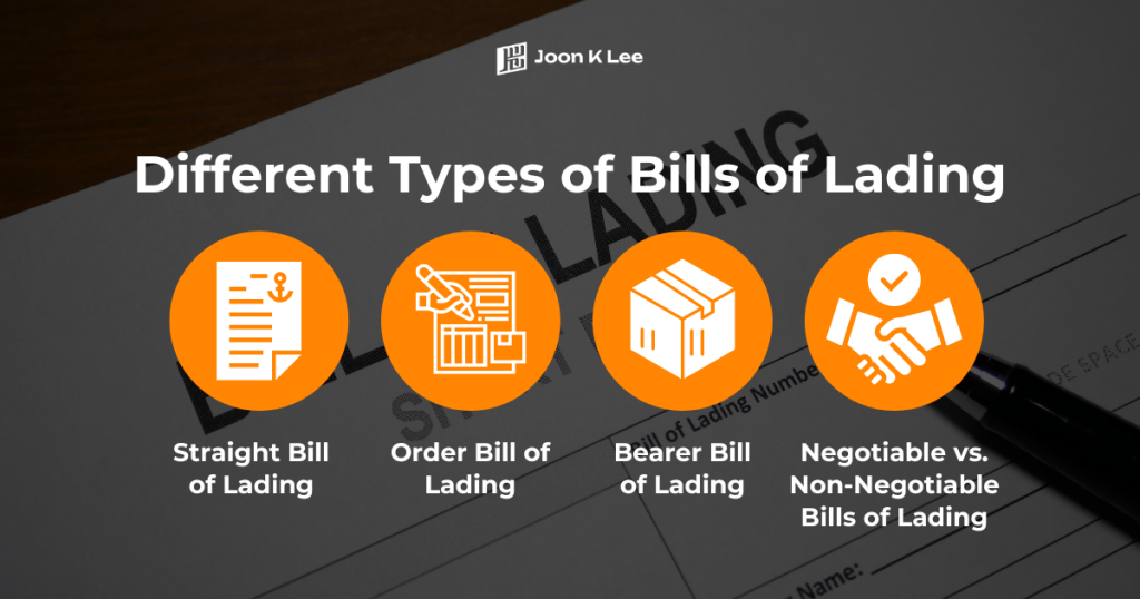Different Types of Bills of Lading